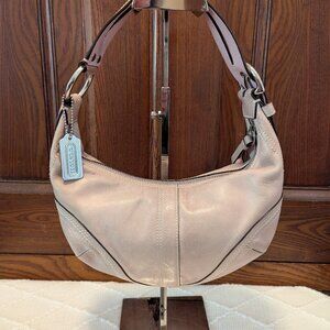 Coach Vintage Light Pink Leather Baguette Hobo Sling Bag, K0669-10574